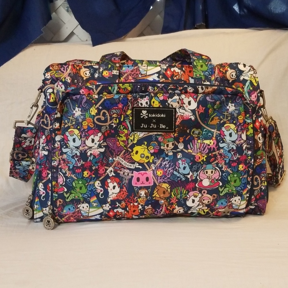 Large Tokidoki Ju-Ju-Be Diaper Bag Mermaid